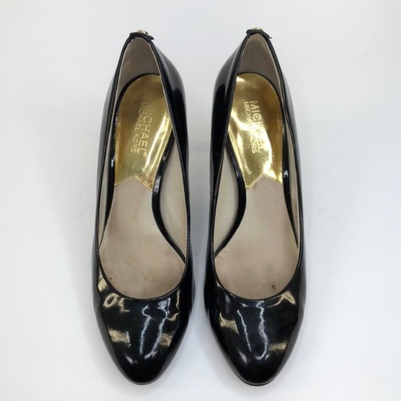 Michael Kors Black Round Toe Pumps / Heels 8.5 - Picture 2 of 8
